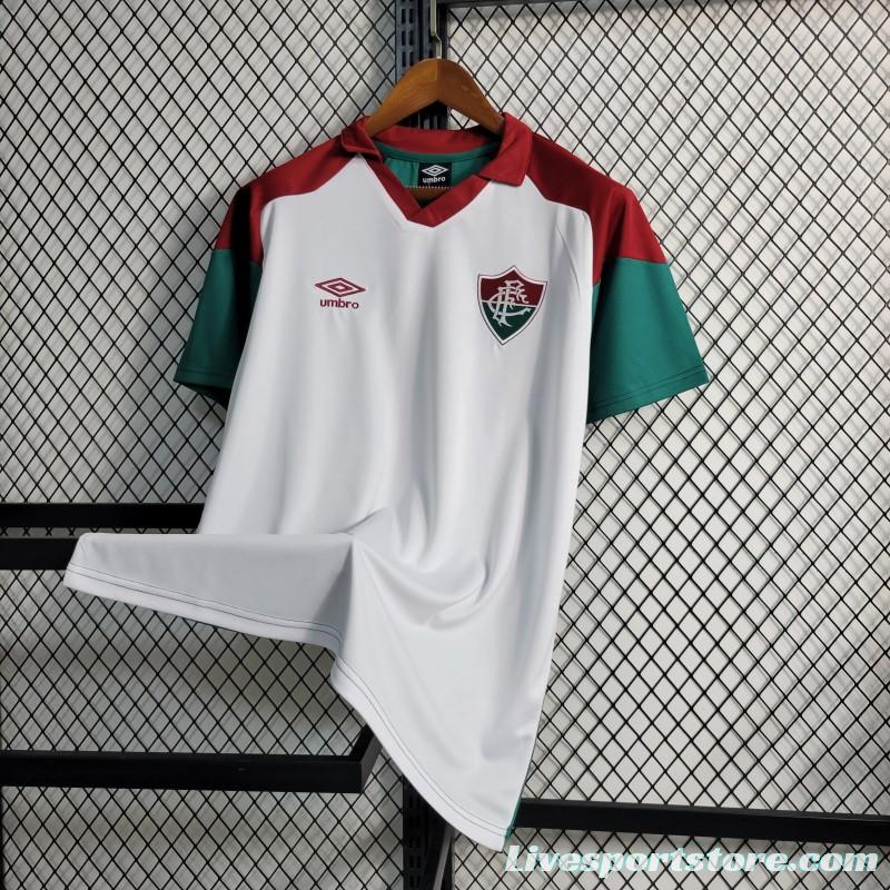 23-24 Fluminense Training White Green  Jersey