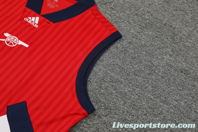 23-24 Arsenal Red Remake Icon Vest Jersey+Shorts