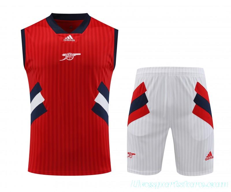 23-24 Arsenal Red Remake Icon Vest Jersey+Shorts