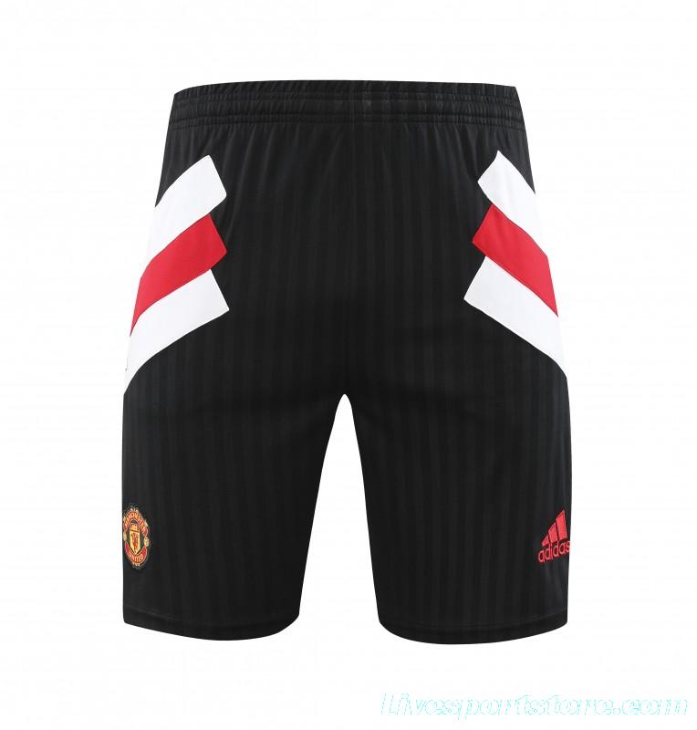 23-24 Manchester United Black Remake Icon Short Sleeve Jersey+Shorts