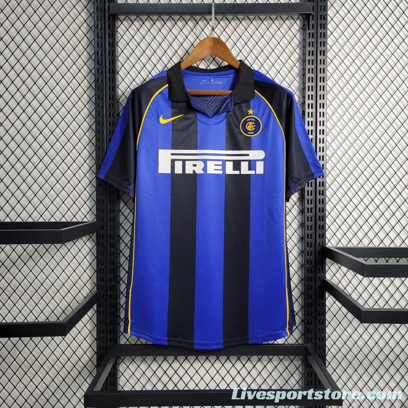 Retro 01-02 Inter Milan Home Jersey