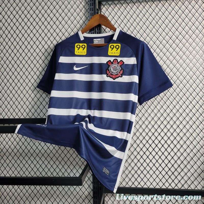 Retro 14-15 Corinthians Third Navy Jersey