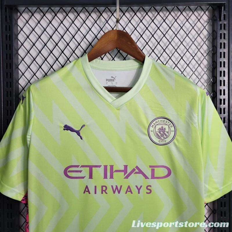 23-24 Manchester City Goalkeeper Green Jersey