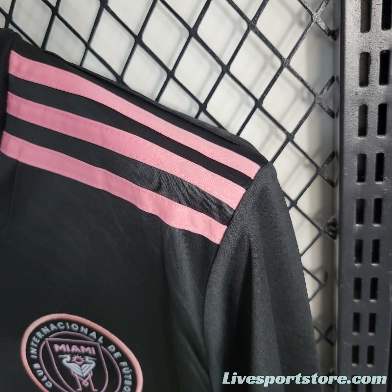 23/24 Inter Miami Away Long Sleeve Black Jersey