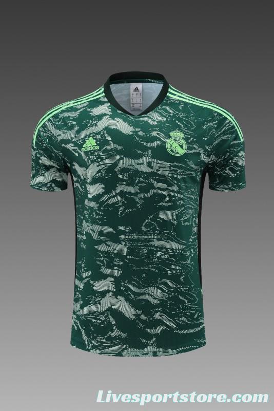 23 24 Real Madrid Green Short Sleeve+Shorts