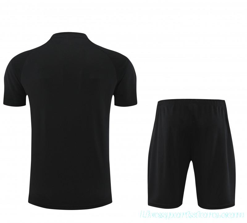 23 24 AC Milan Black Red Short Sleeve+Shorts