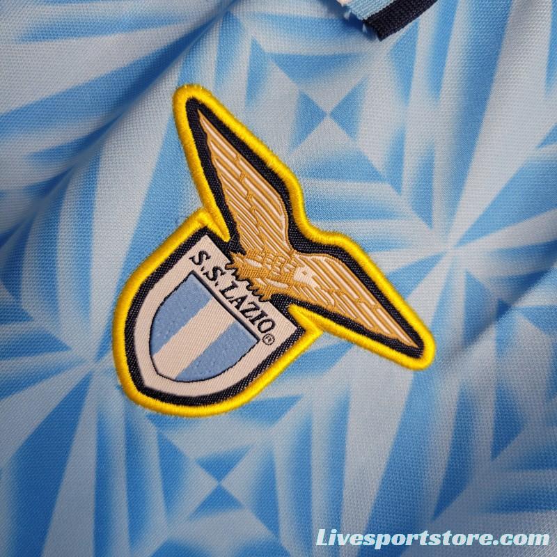 Retro 1991 Lazio Home Jersey