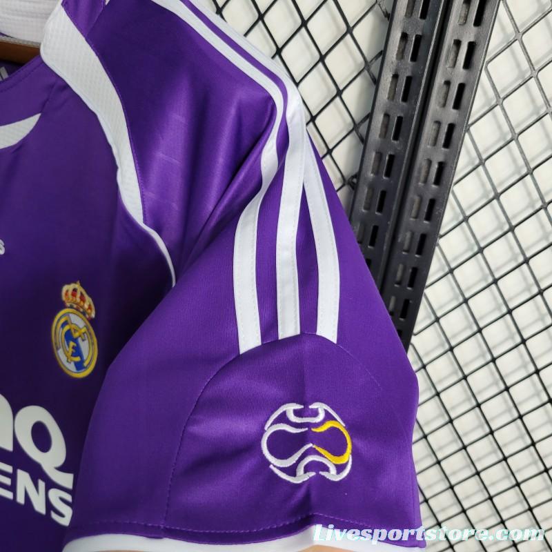 Retro 06/07 Real Madrid Third Purple Jersey