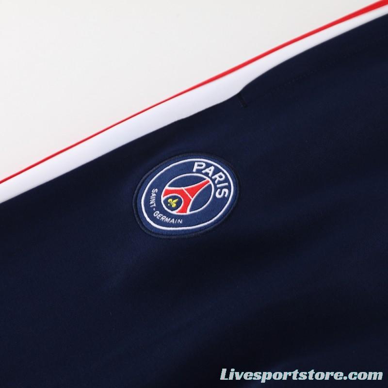 23/24 PSG Navy Red Full Zipper Jacket+Pants