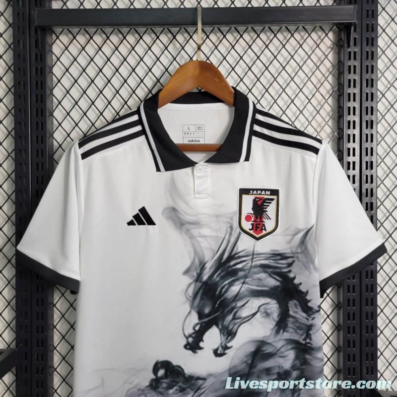 2023 Japan White Ink Painting Dragon Special Jersey