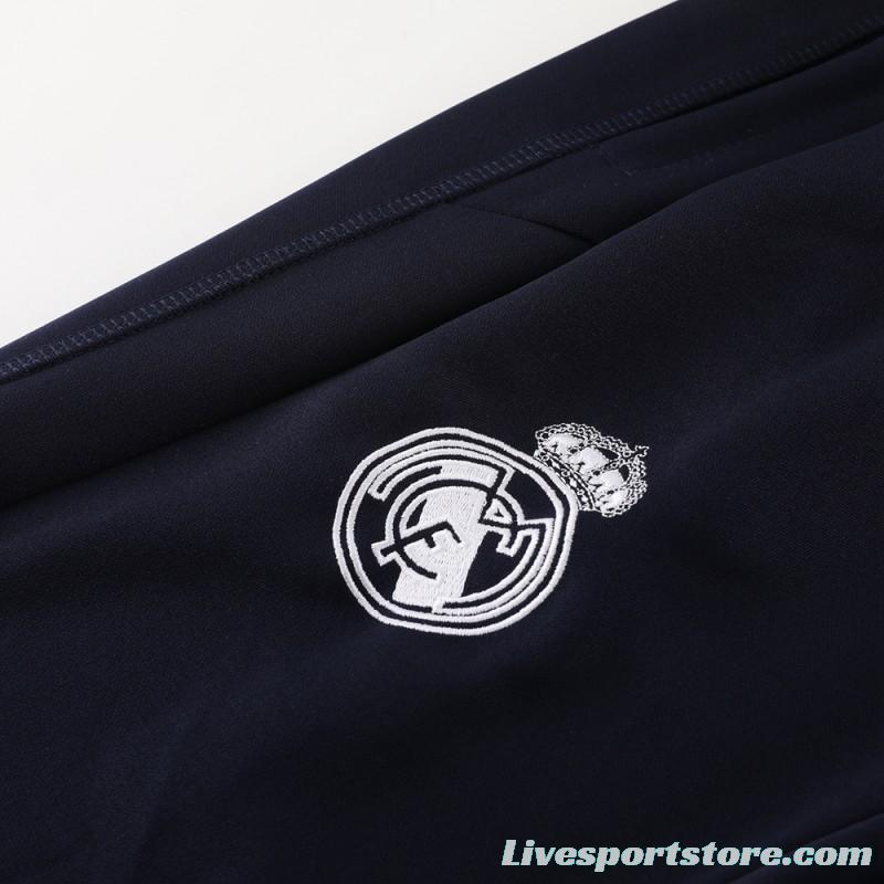 23/24 Real Madrid Navy Full Zipper Jacket+Pants