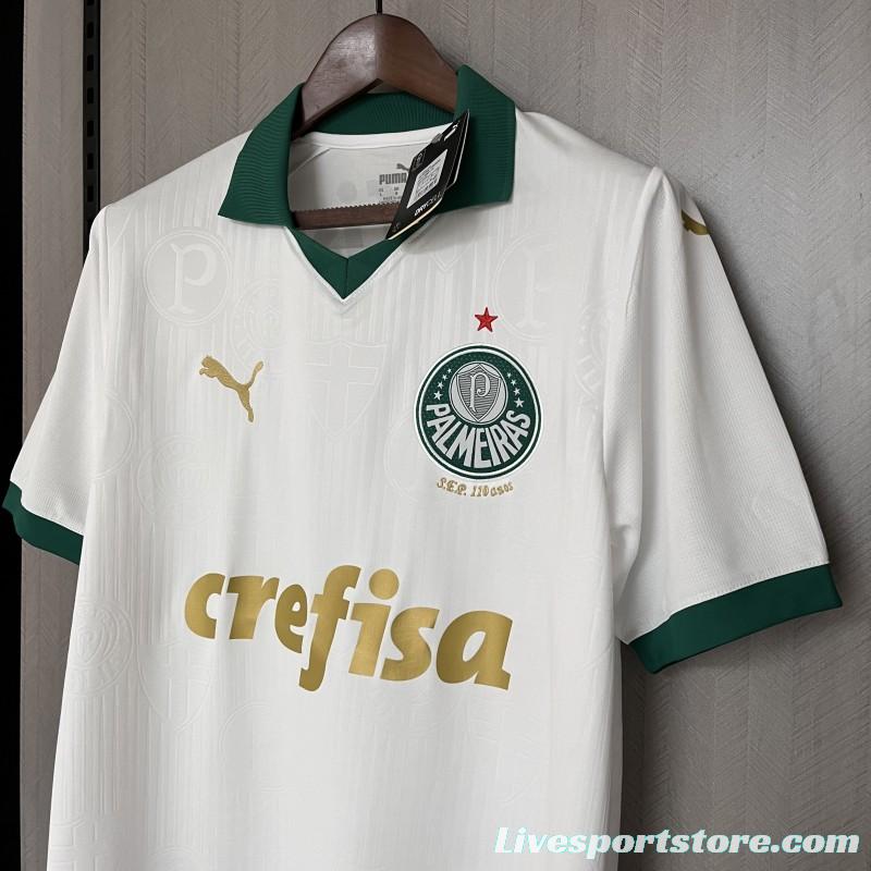 24/25 Palmeiras Away White Jersey