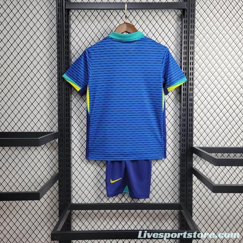 24/25 Kids Brazil Away Jersey