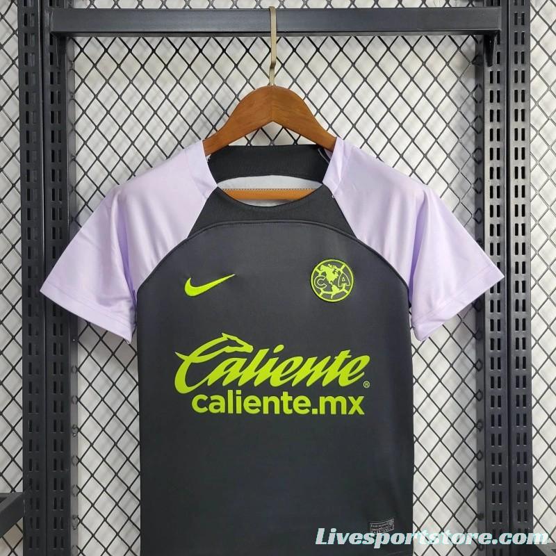 23/24 Kids Club America Purple Black Jersey