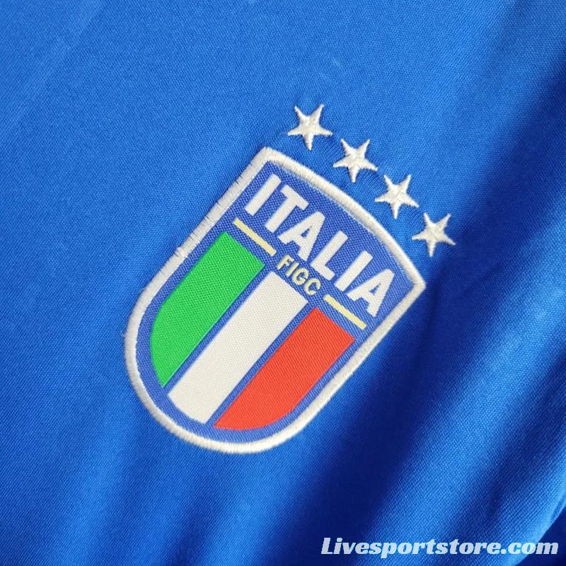 2024 Kids Italy Away White Jersey