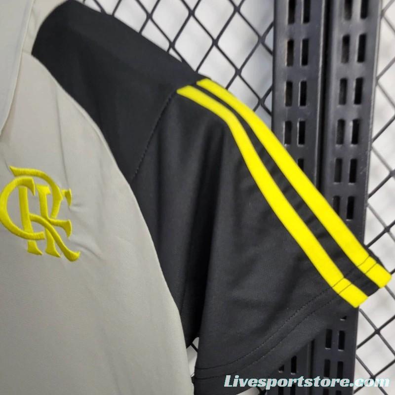 24/25 Flamengo Grey Polo Jersey