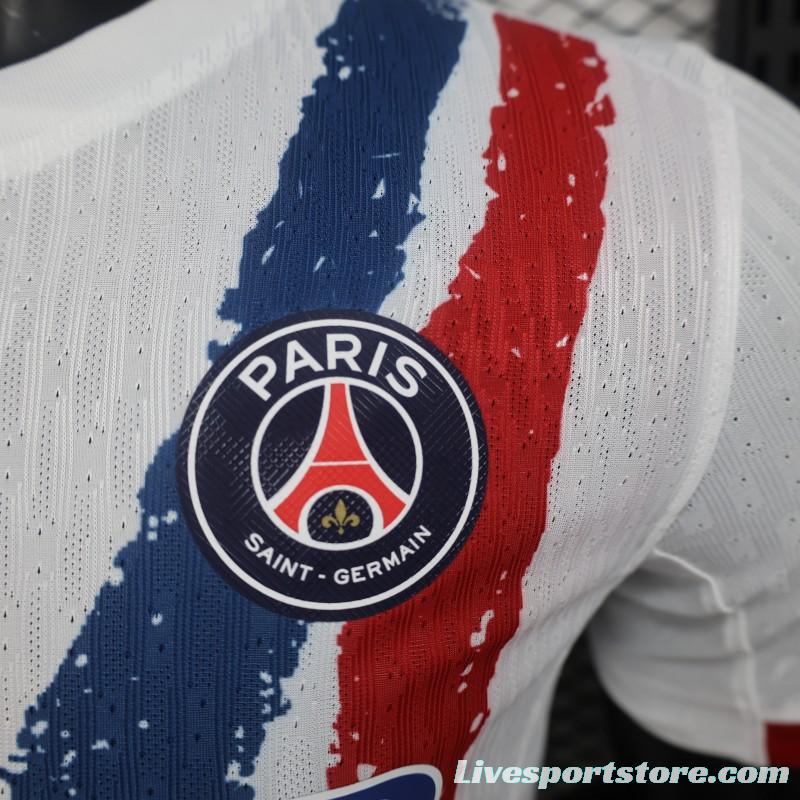 Player Version 24/25 PSG Away White Jersey