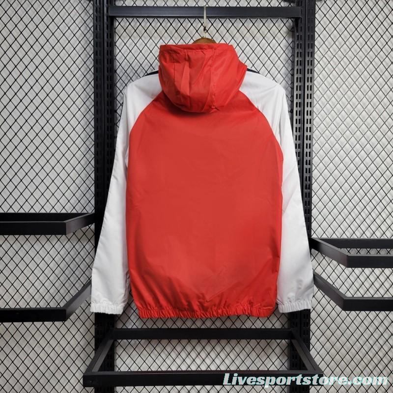 24/25 Arsenal Red Windbreaker