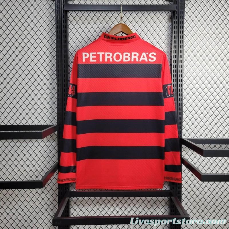 Retro 94/95 Flamengo Home Long Sleeve Jersey