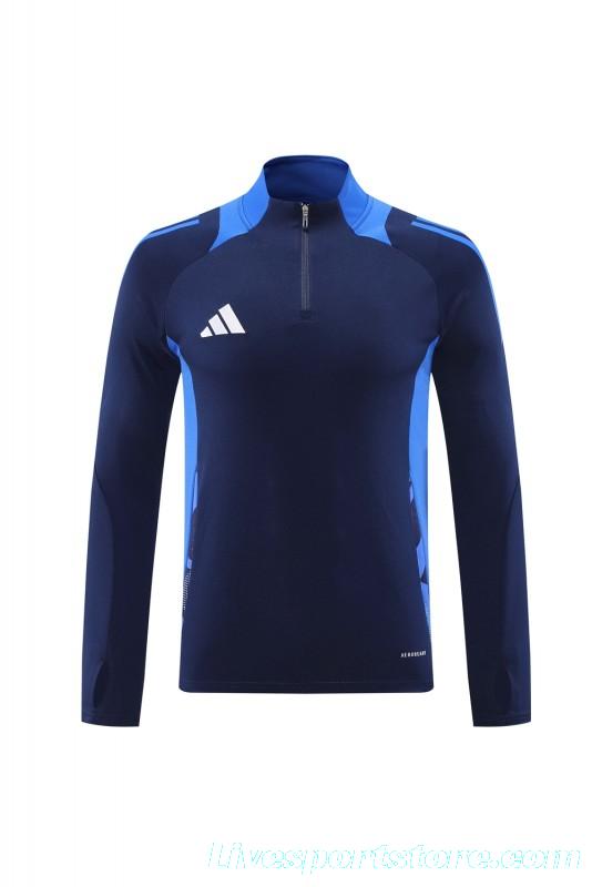 2024 Adidas Navy Half Zipper Jacket +Long Pants