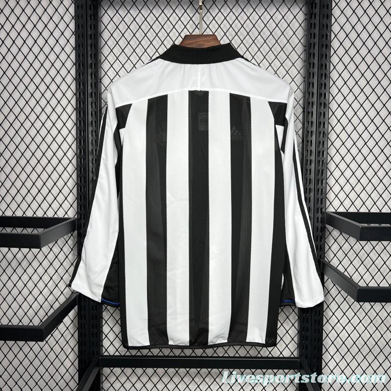 Retro 03/05 Newcastle United Home Long Sleeve Jersey