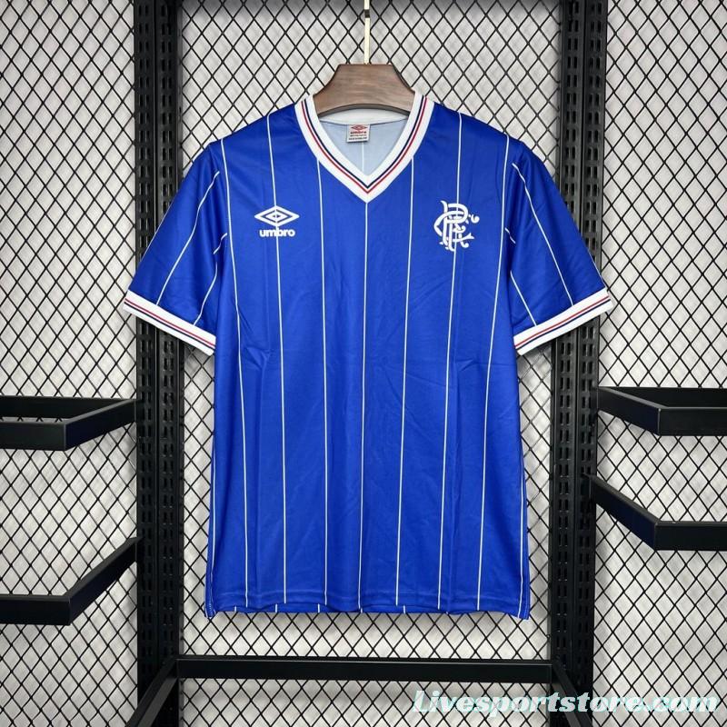 Retro 82/84 Glasgow Rangers Home Jersey