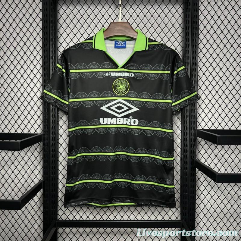 Retro 98/99 Celtic Away Black Jersey