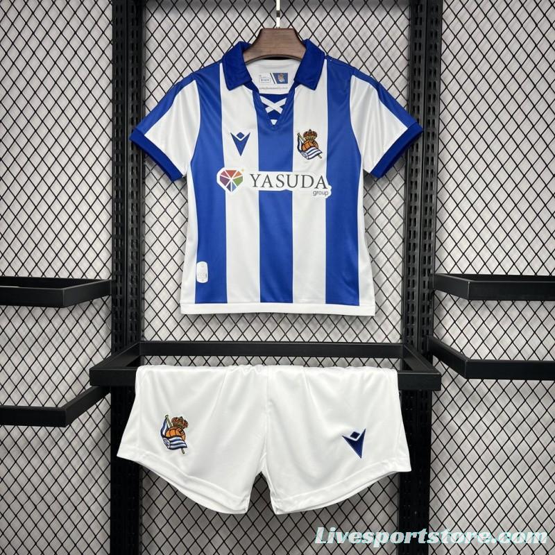 24/25 Real Sociedad Home Kids Kit