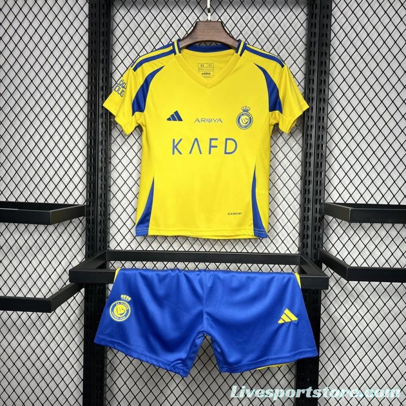 24/25 Kids Al-Nassr Home Jersey