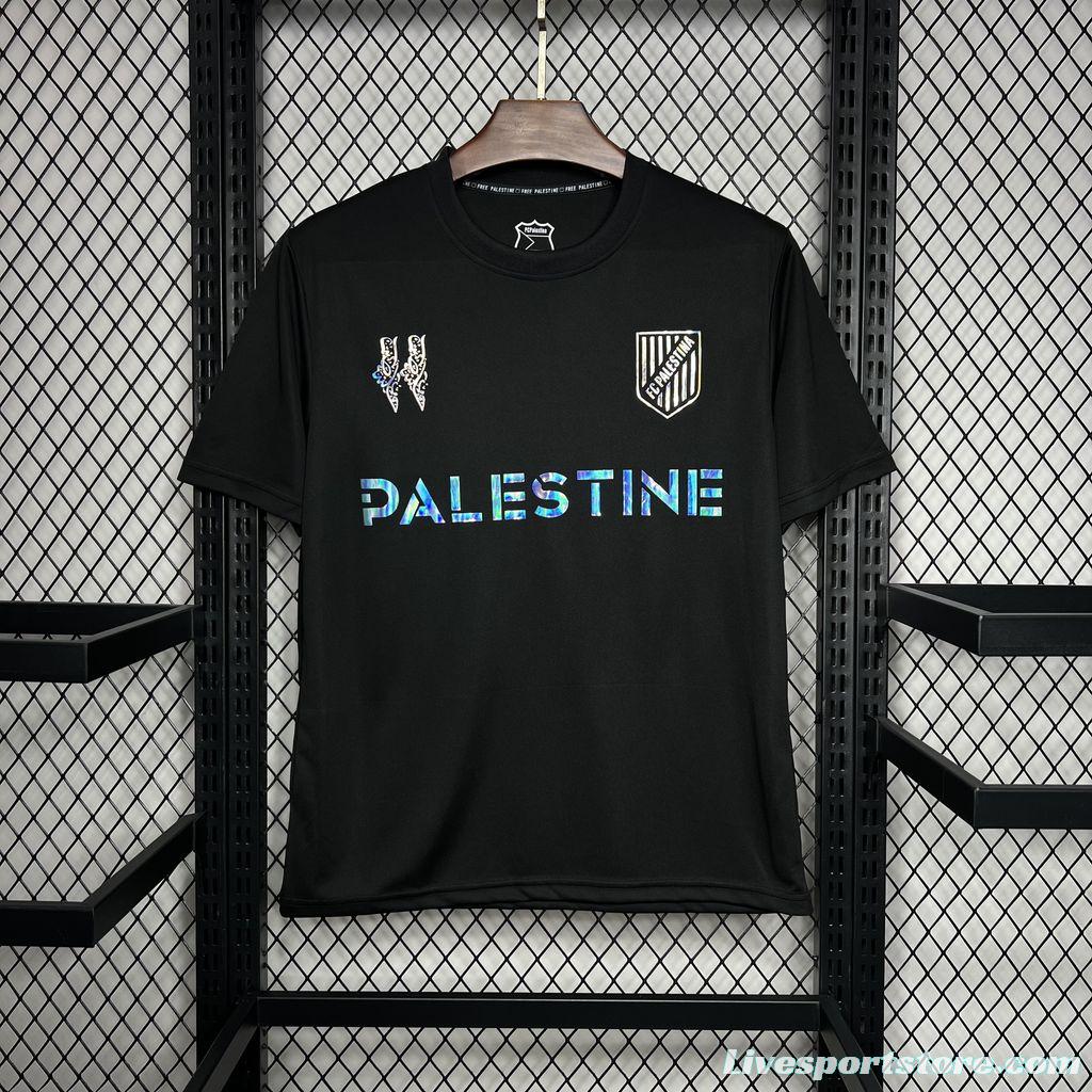 24/25 CD Palestino x Balmain Black T-Shirts