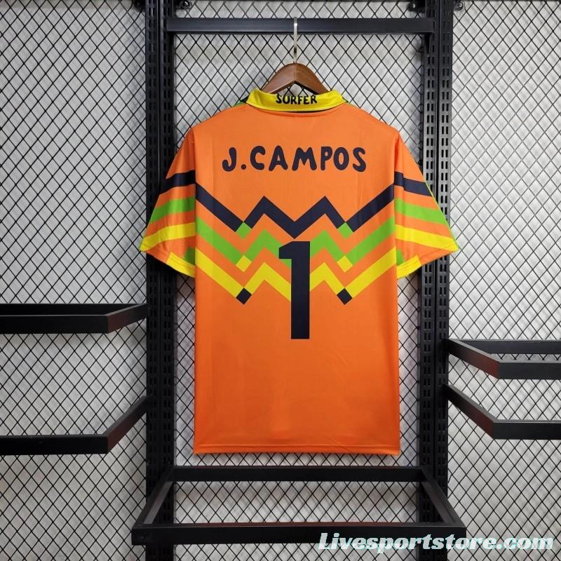 Retro 1994 Mexico Jorge Campos Home Green Goalkeeper