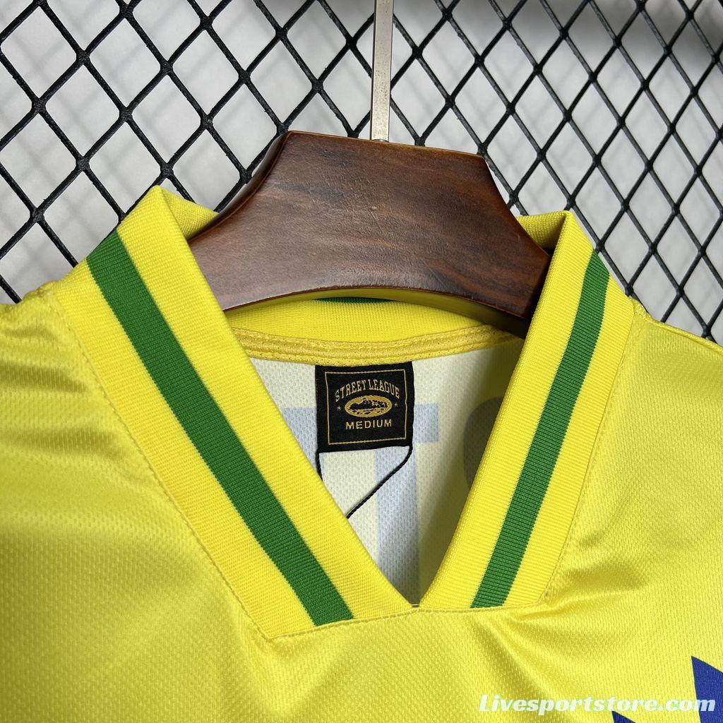 Retro 1995 Brazil Home Corteiz Jersey