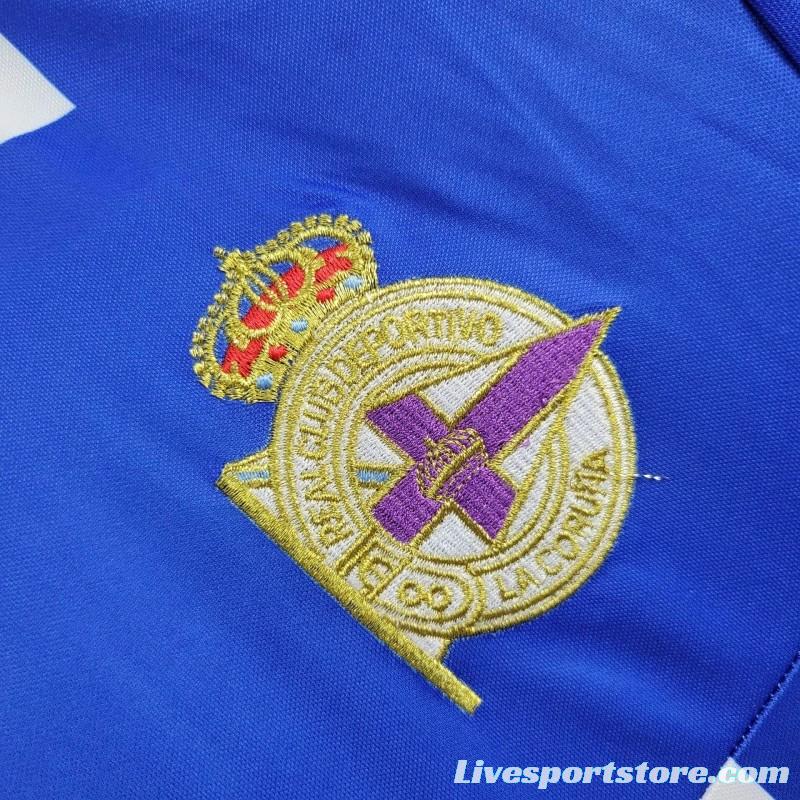 Retro 03/04 Retro Deportivo La Coruna Home Jersey