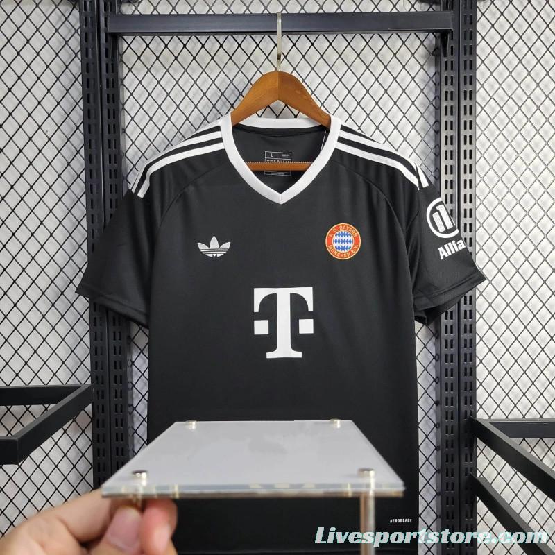 24/25 Bayern Munich Third Black Goalkeeper Jersey