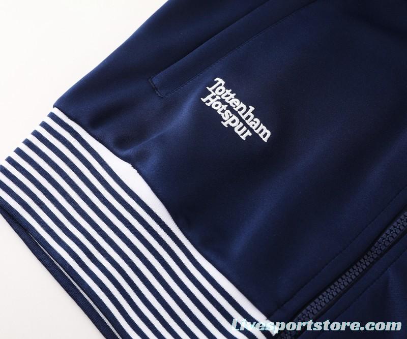 24/25 Tottenham Spur Navy Full Zipper Jacket +Long Pants