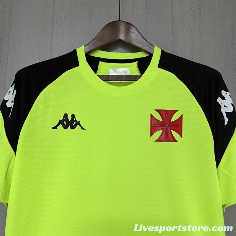 24/25 Vasco Da Gama Training Jersey Fluorescent Green Jersey