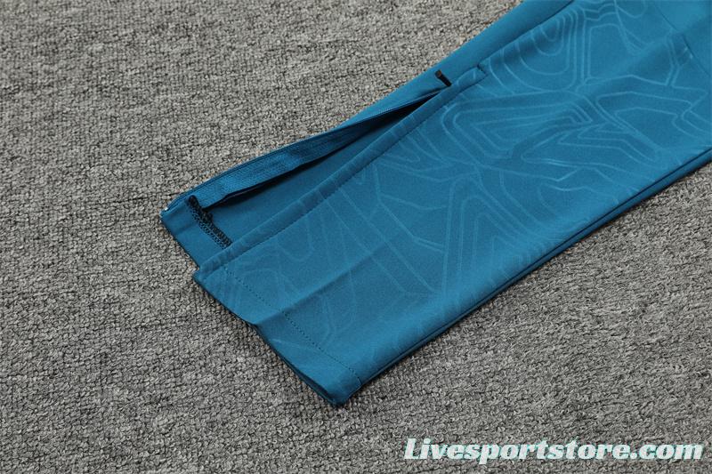 24/25 Olympique Marseille Lake Green Half Zipper Jacket+Long Pants