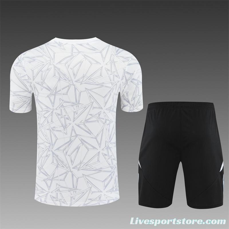 24/25 Real Madrid White Special Short Sleeve Jersey+Shorts