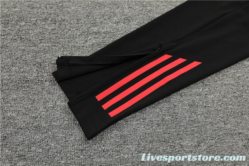 24/25 Bayern Munich Black Half Zipper Jacket+Long Pants