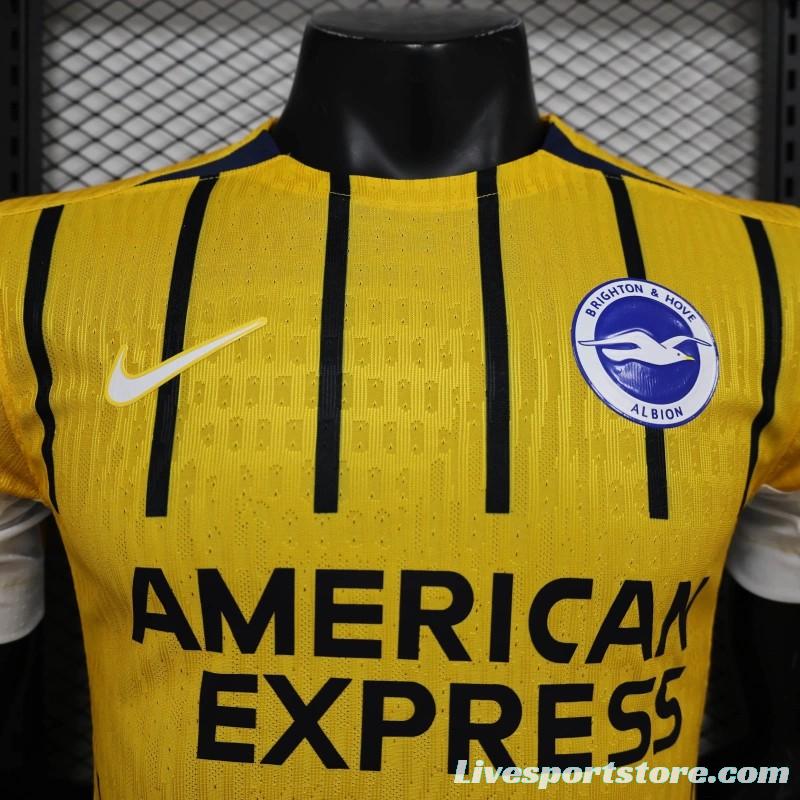 24/25 Player Version Brighton &amp; Hove Albion Away Jersey