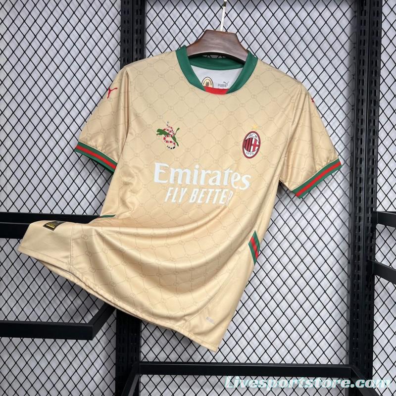 24/25 AC Milan x Gucci Golden 125th Anniversary Jersey