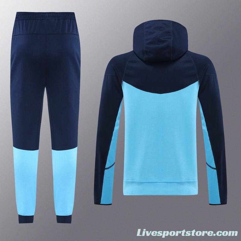 2024 NIKE Navy/Blue Full Zipper Jacket +Long Pants