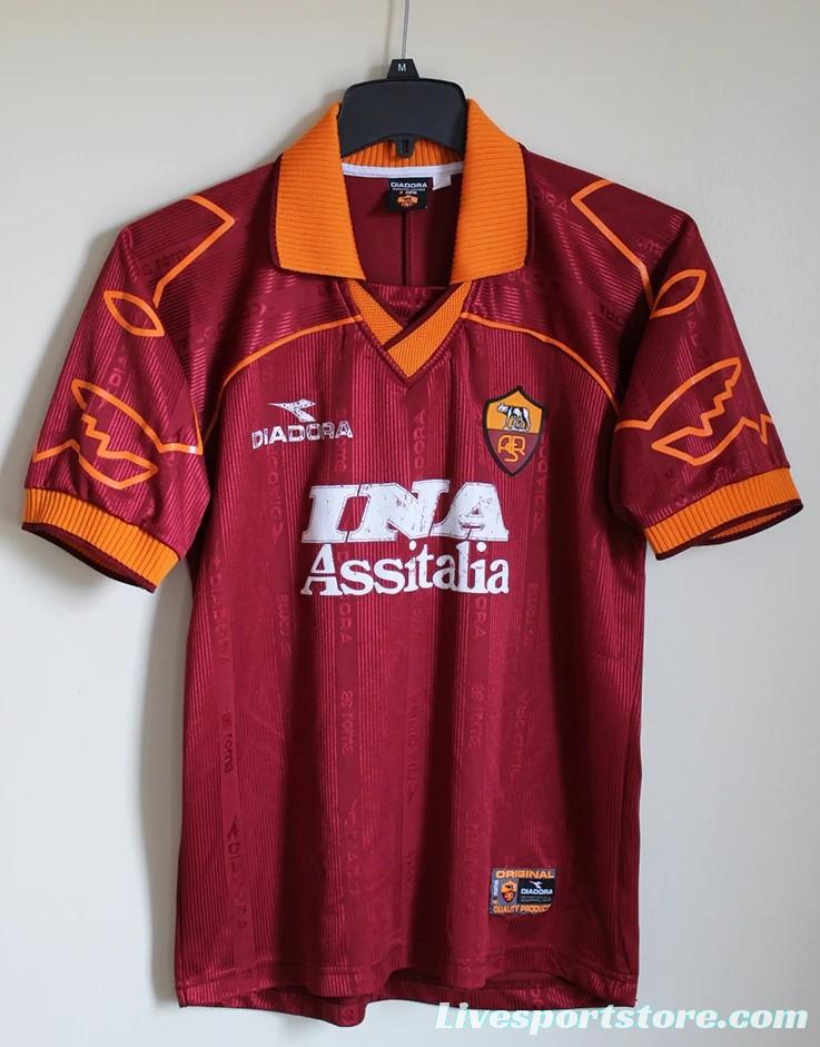 Retro 99/00 AS Roma Home Jersey