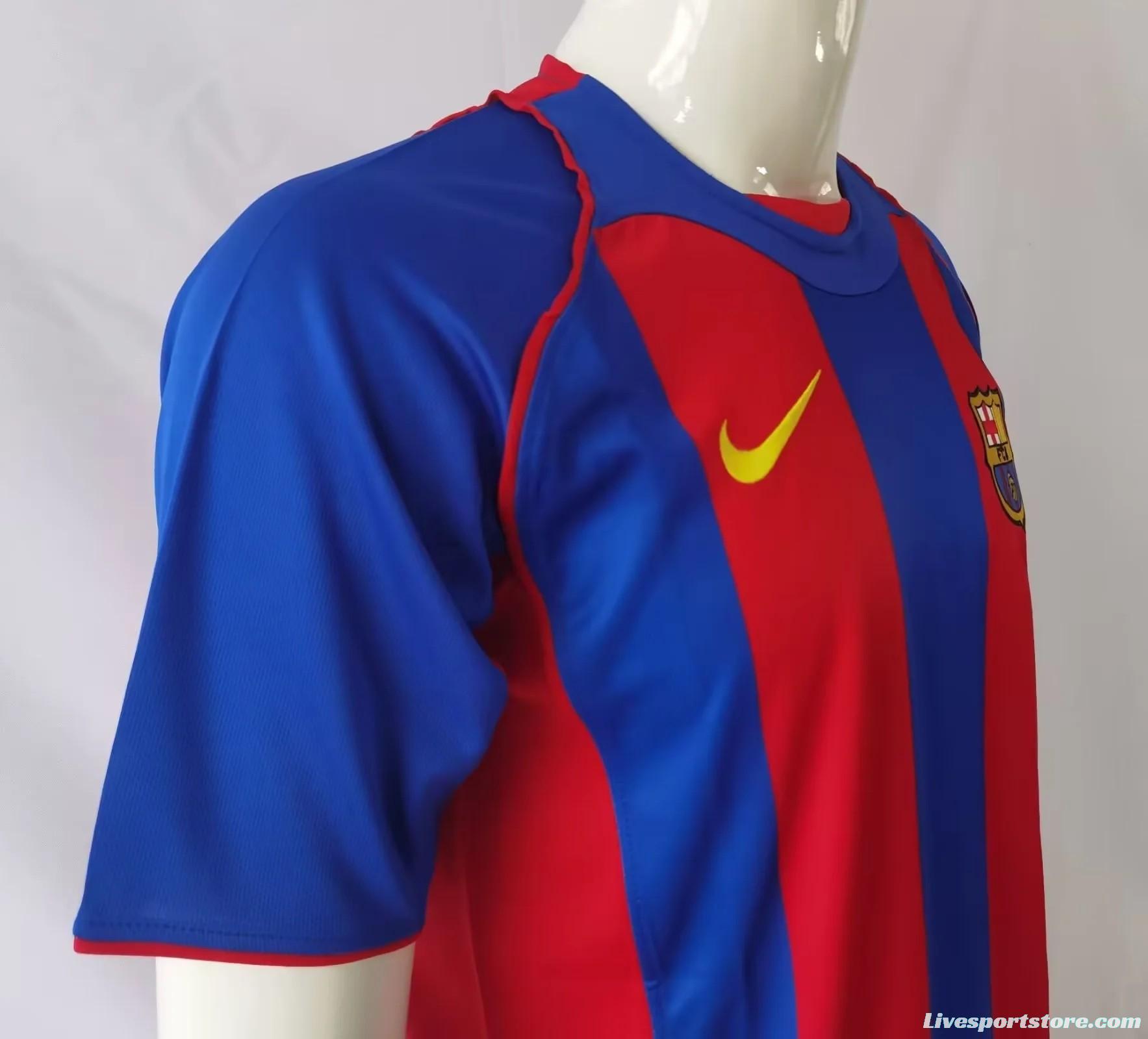 Retro 04/05 Barcelona Home Jersey