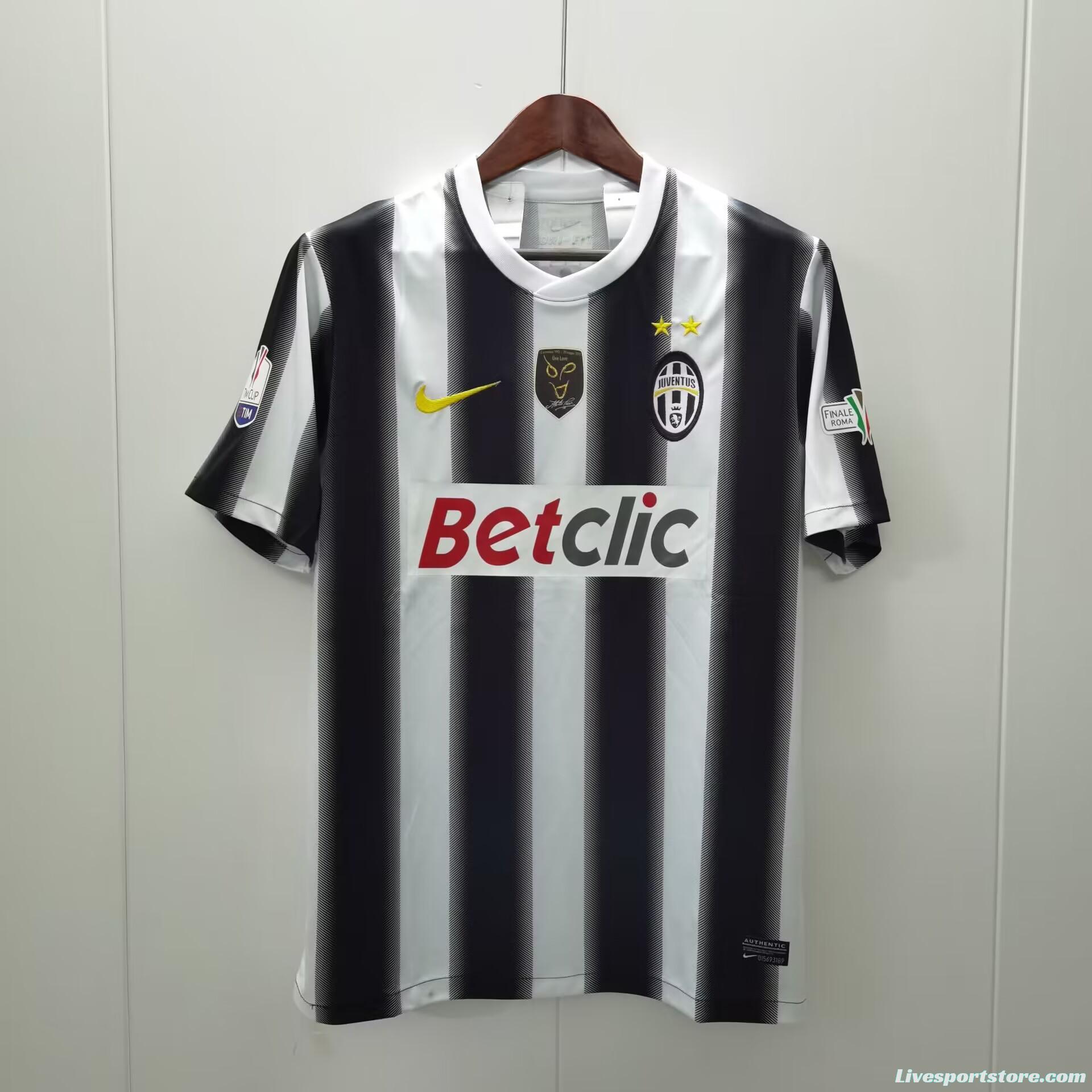 Retro 10/11 Juventus Home Jersey With Full Patches