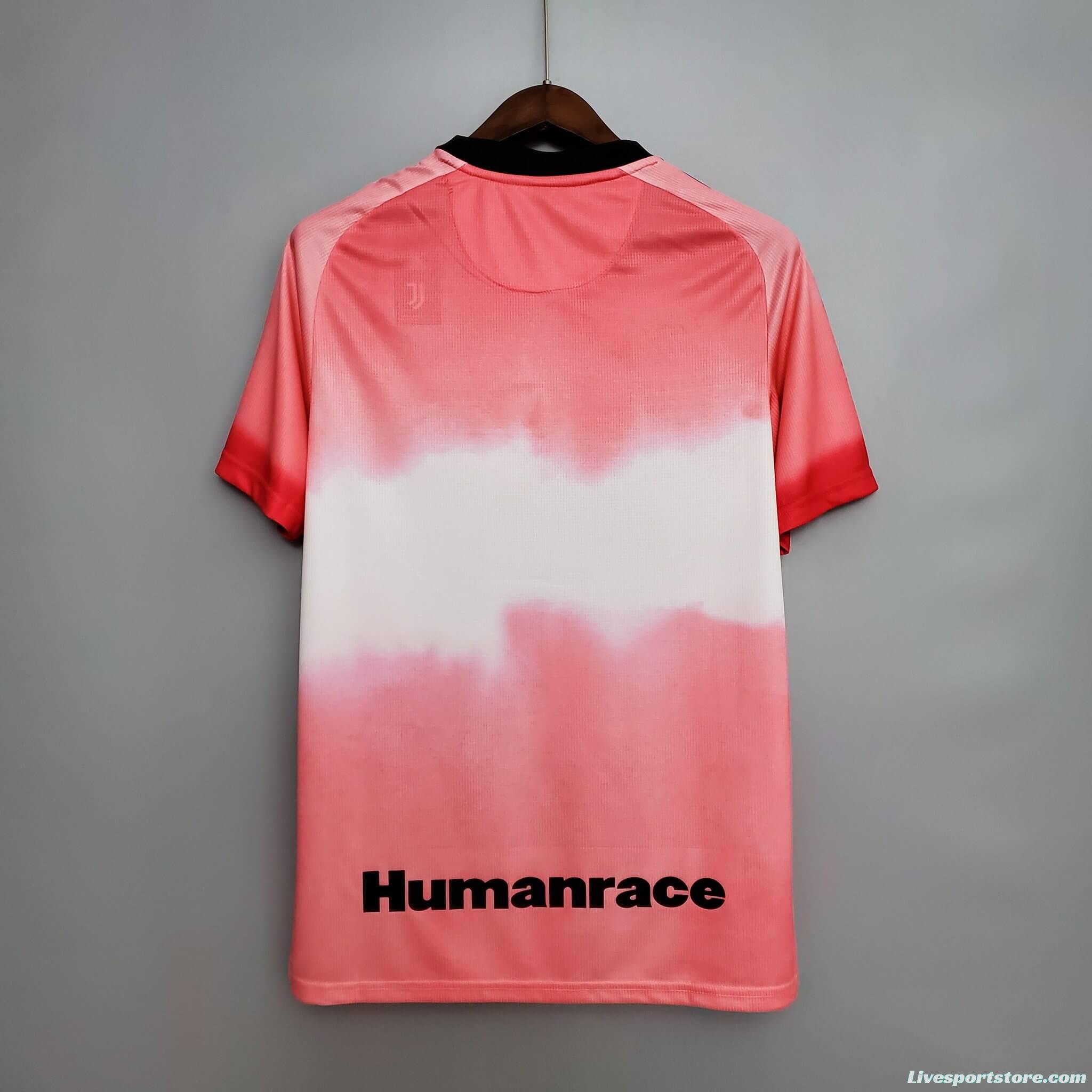 Retro Juventus x Human Race Football Club Pink Jersey