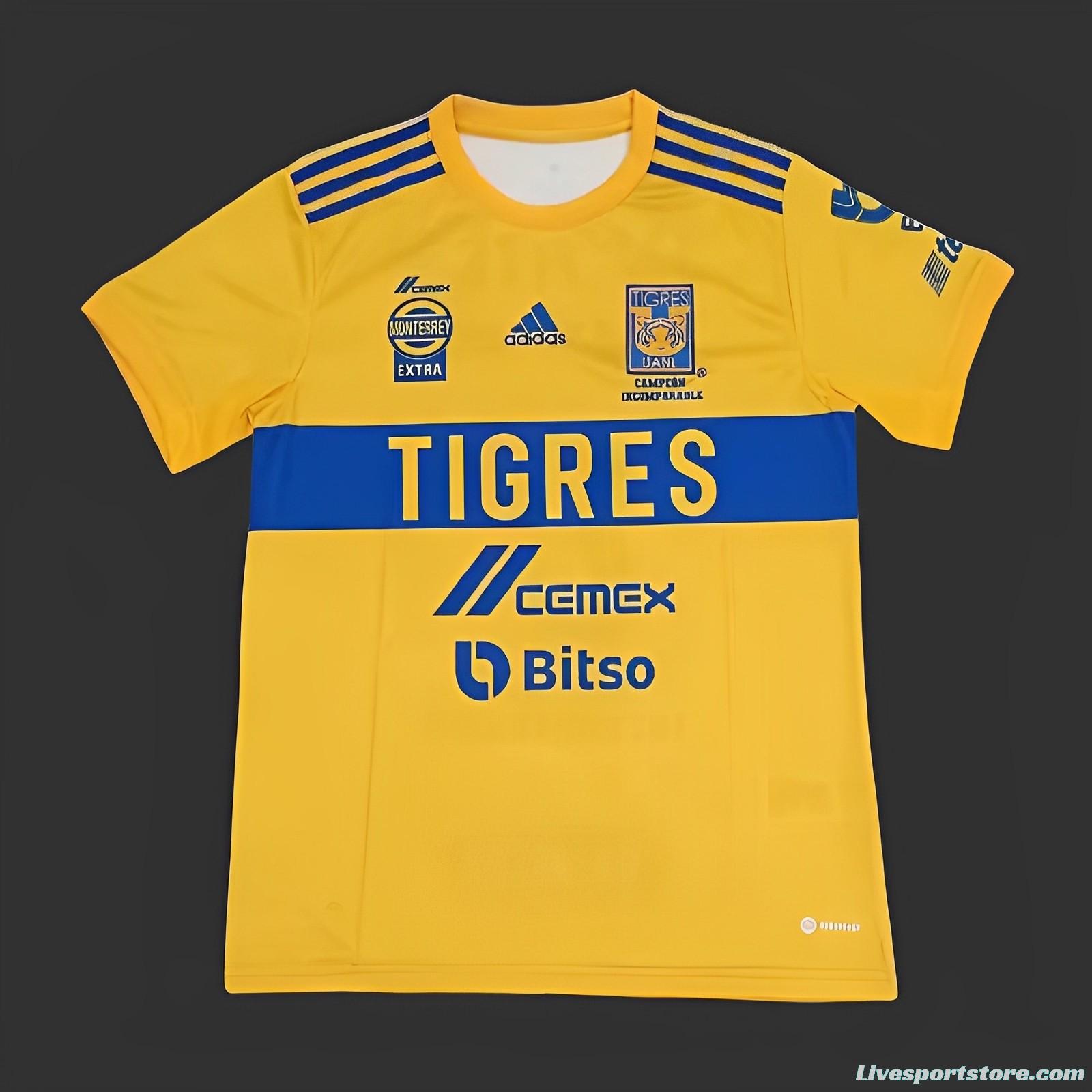 23/24 Tigres UANL Campeon Incomparable Home Jersey