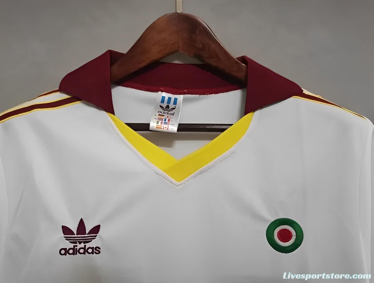 Retro 91/92 Roma Away White Jersey