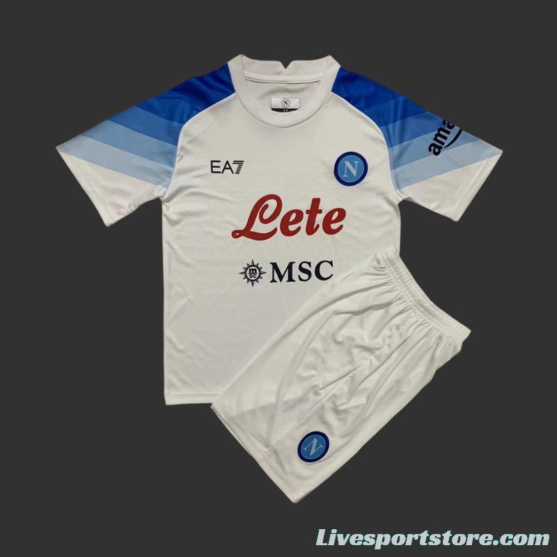 22/23 Kids EA7 Napoli Away