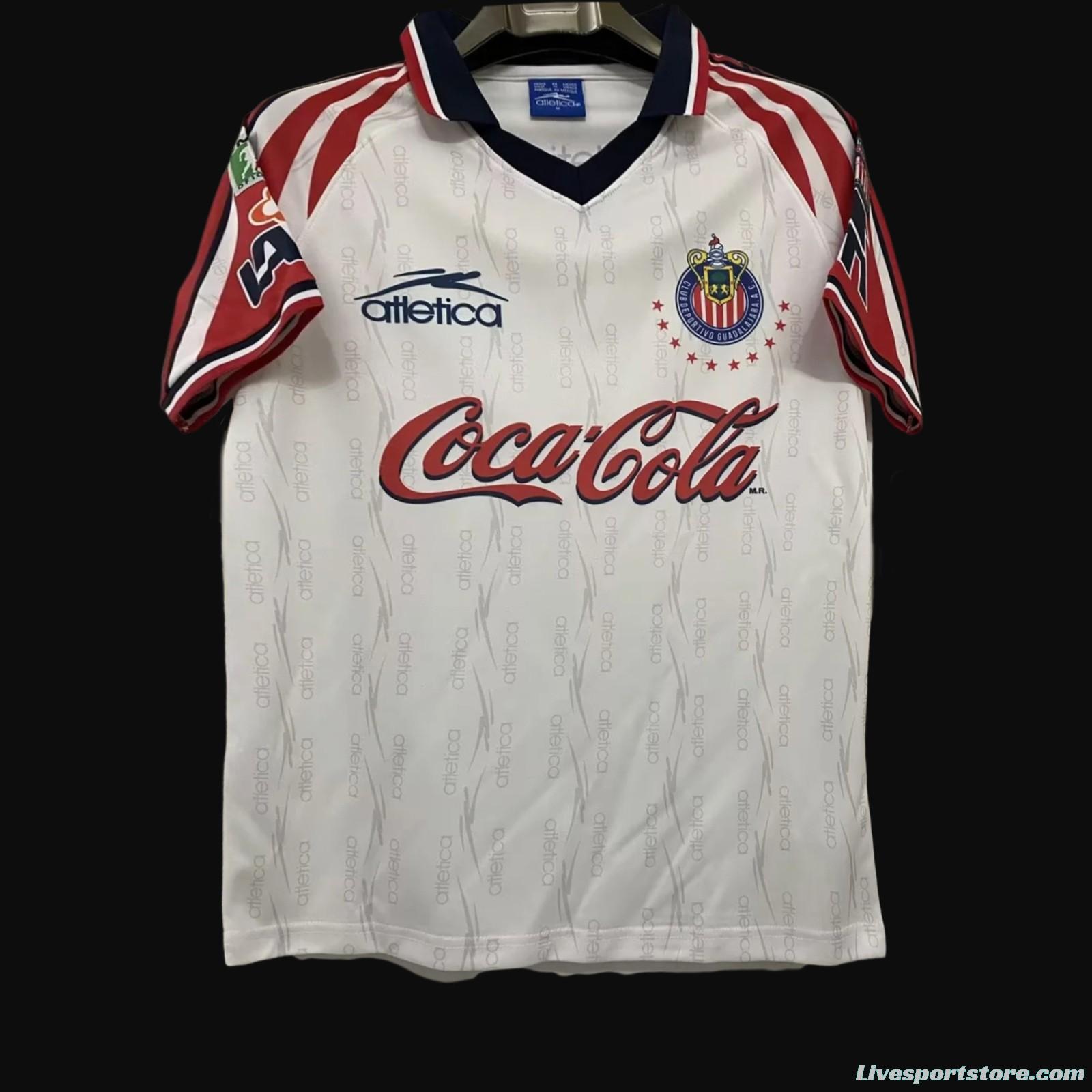 Retro 98/99 Chivas Guadalajara Away White Jersey